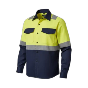 Camisa de trabajo con cinta reflectante
