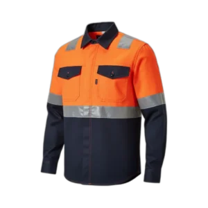 Camisa de trabajo con cinta reflectante