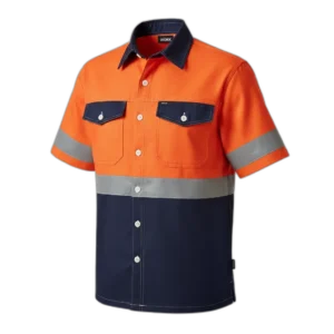 Camisa de trabajo con cinta reflectante