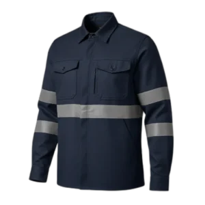 Camisa de trabajo con cinta reflectante