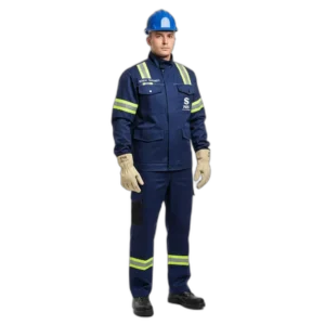 Conjunto de trabajo con cinta reflectante