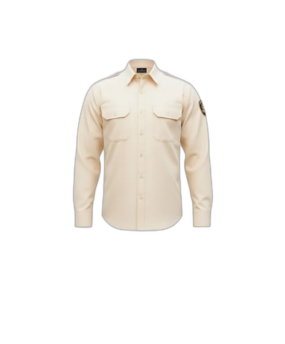 camisa-vigilante-manga-larga-crema