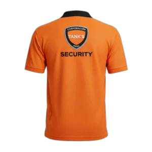 Polo manga corta naranja