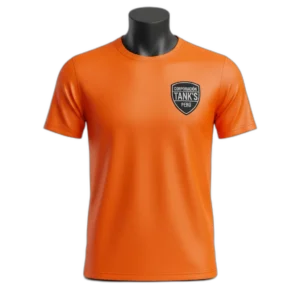 Polo manga corta naranja