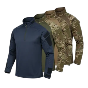 polo táctico de manga larga